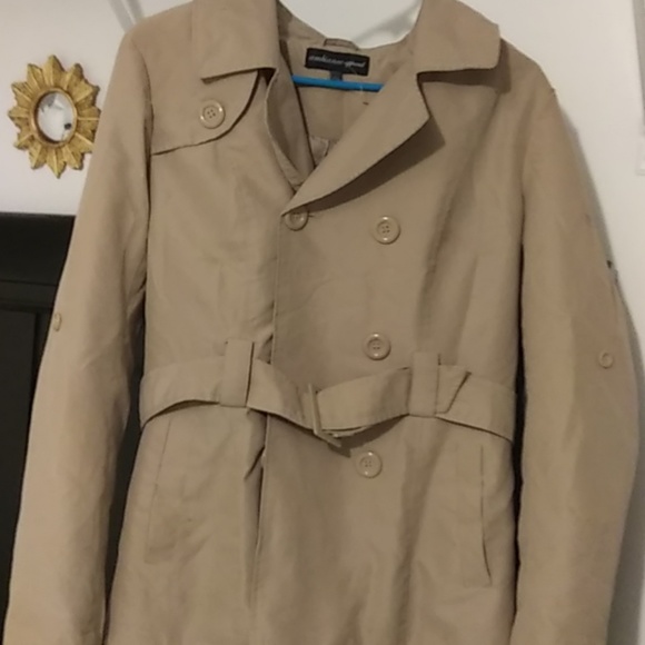 beige spring jacket